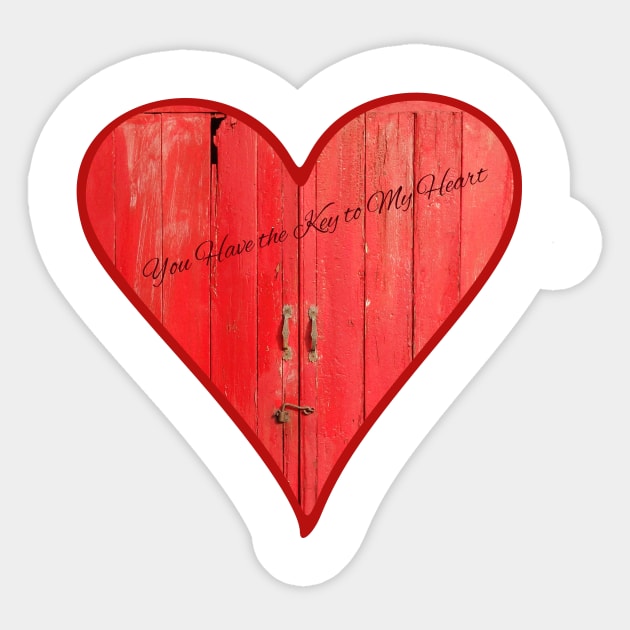 You Hold the Key to My Heart! Sticker by ALifeSavored